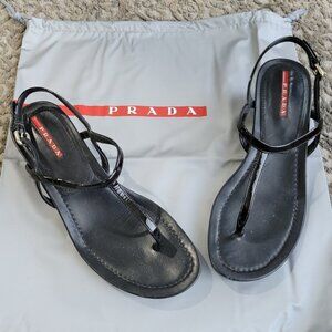 PRADA Calzature Donna Black Sandals